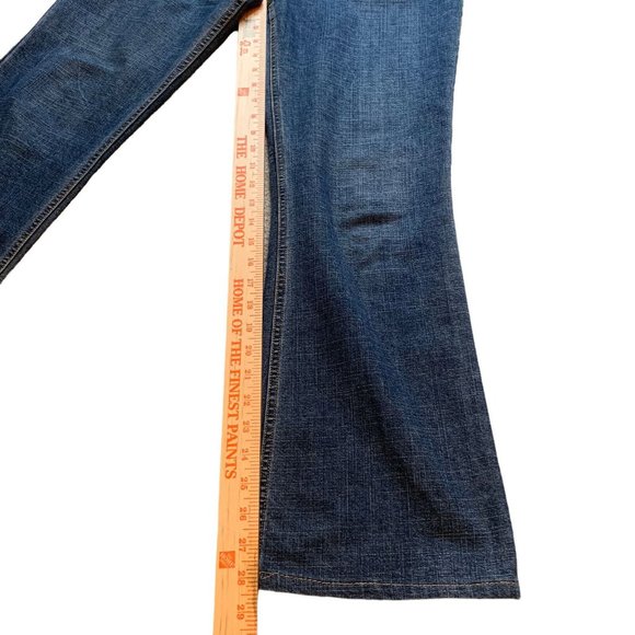 Jones New York Jeans Womens Sport 8 Flare Premium Denim Stretch Pants Blue - Picture 6 of 6